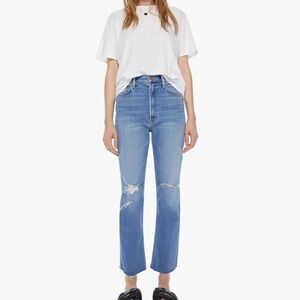 MOTHER jeans high waisted rider ankle